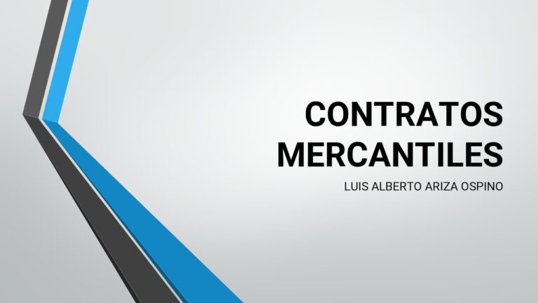 Forma de los contratos mercantiles