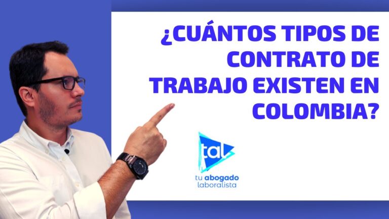 Tipos de contrato laboral en colombia