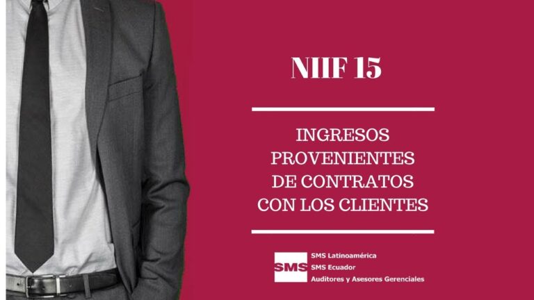 Niif 15 ingresos procedentes de contratos con clientes