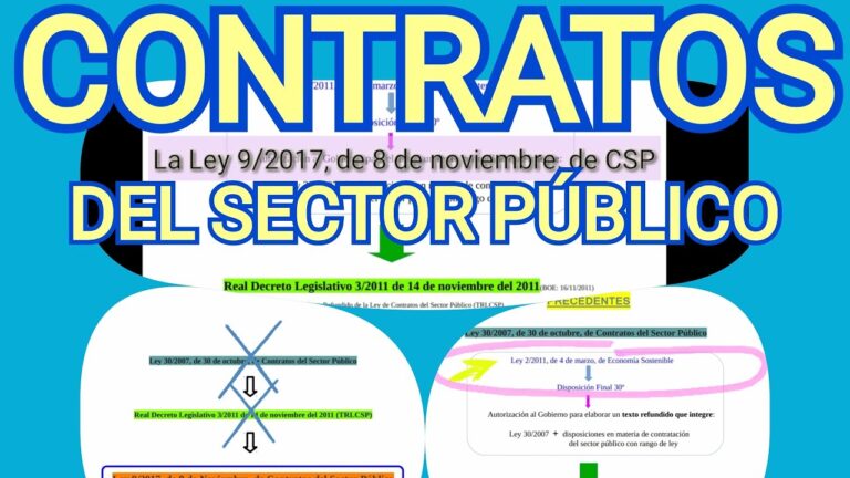 Ley de contratos del sector publico actualizada 2011