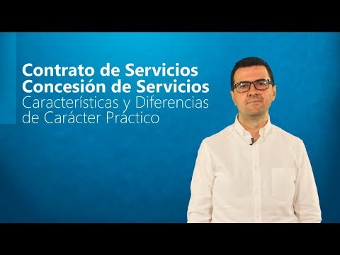Diferencia contrato de servicios y concesion de servicios